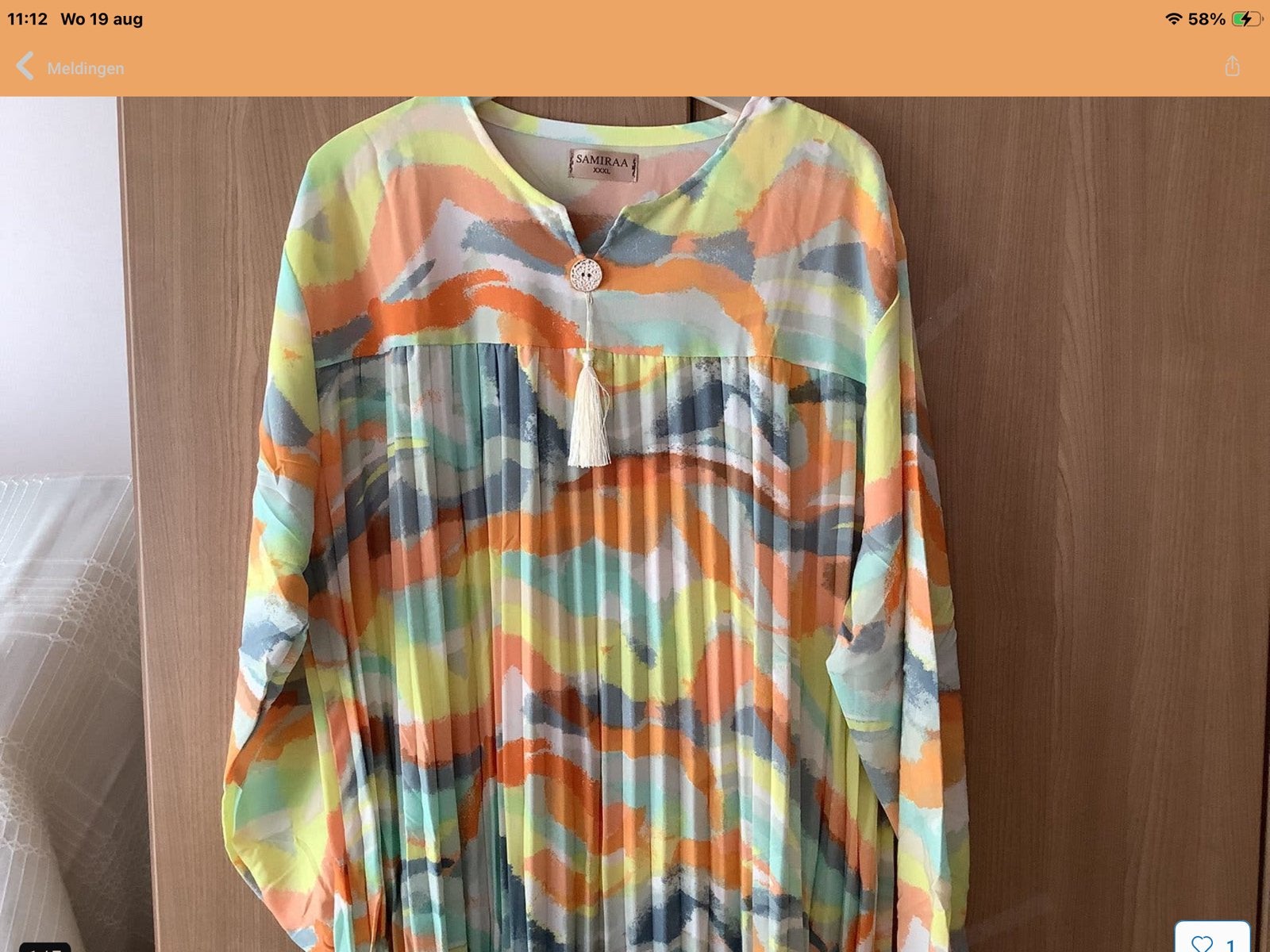 ( huis) JURK/ Kaftan.    mt.  XXXL.     nieuw., Verzenden, Nieuw, Maat 46/48 (XL) of groter