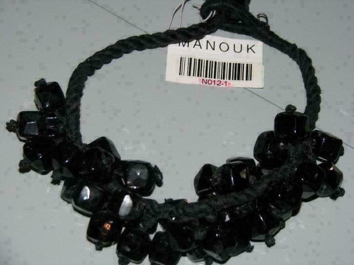 Nieuwe ketting van Manouk zwart., Ophalen of Verzenden, Nieuw, Zwart
