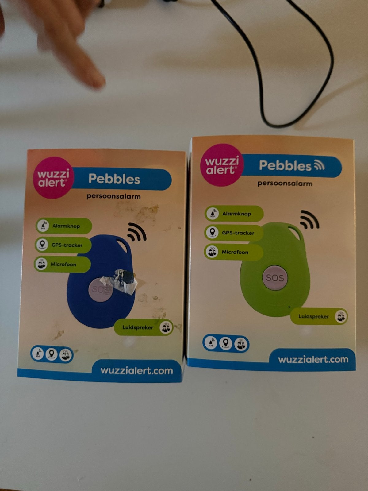 2x Pebbell v2 Persoonsalarm met GPS / SOS-knop, Ophalen of Verzenden, Nieuw