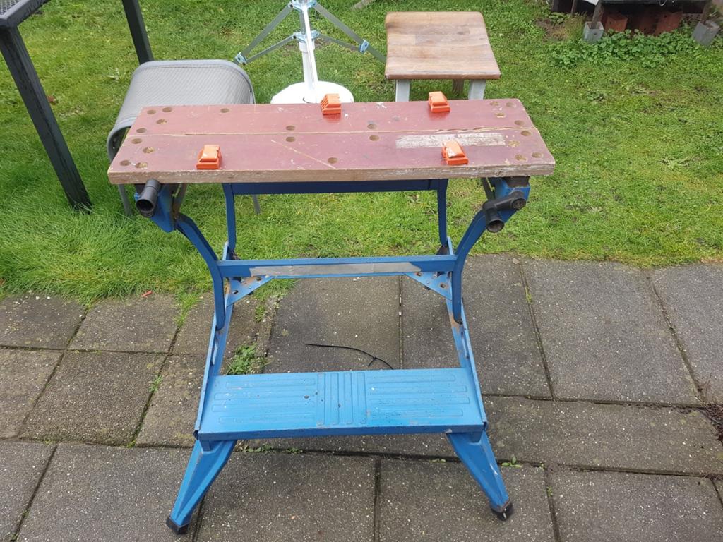 Black en Decker workmate  / werktafel, Doe-het-zelf en Verbouw, Werkbanken, Ophalen, Gebruikt, Inklapbaar