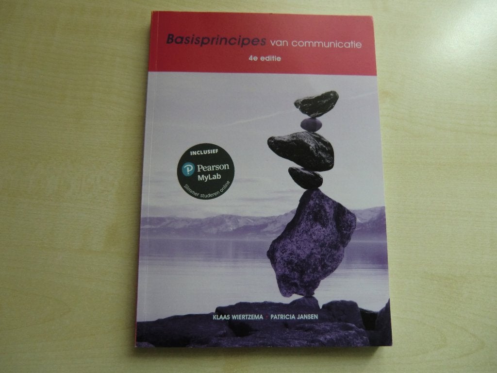 Basisprincipes van Communicatie ISBN 9789043033268, Ophalen of Verzenden, Alpha, Zo goed als nieuw, HBO