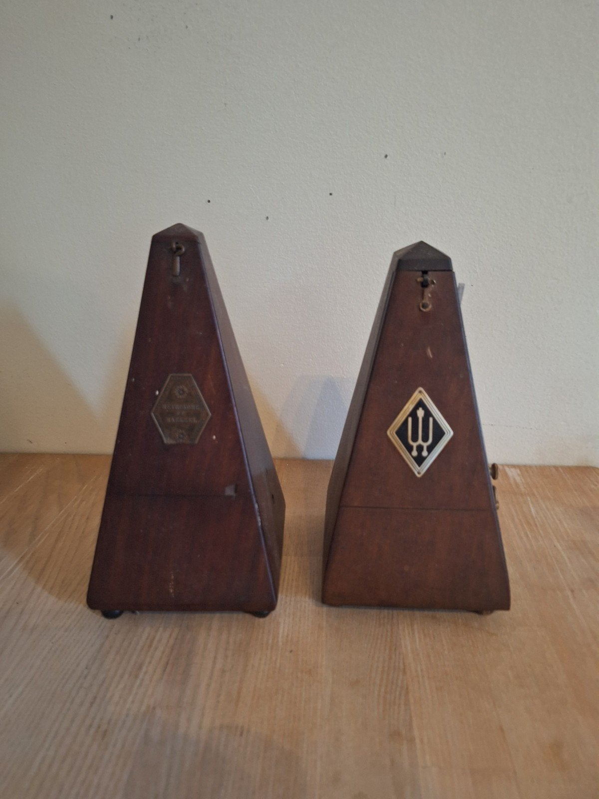 2 x oude / antieke Metronoom, Ophalen of Verzenden