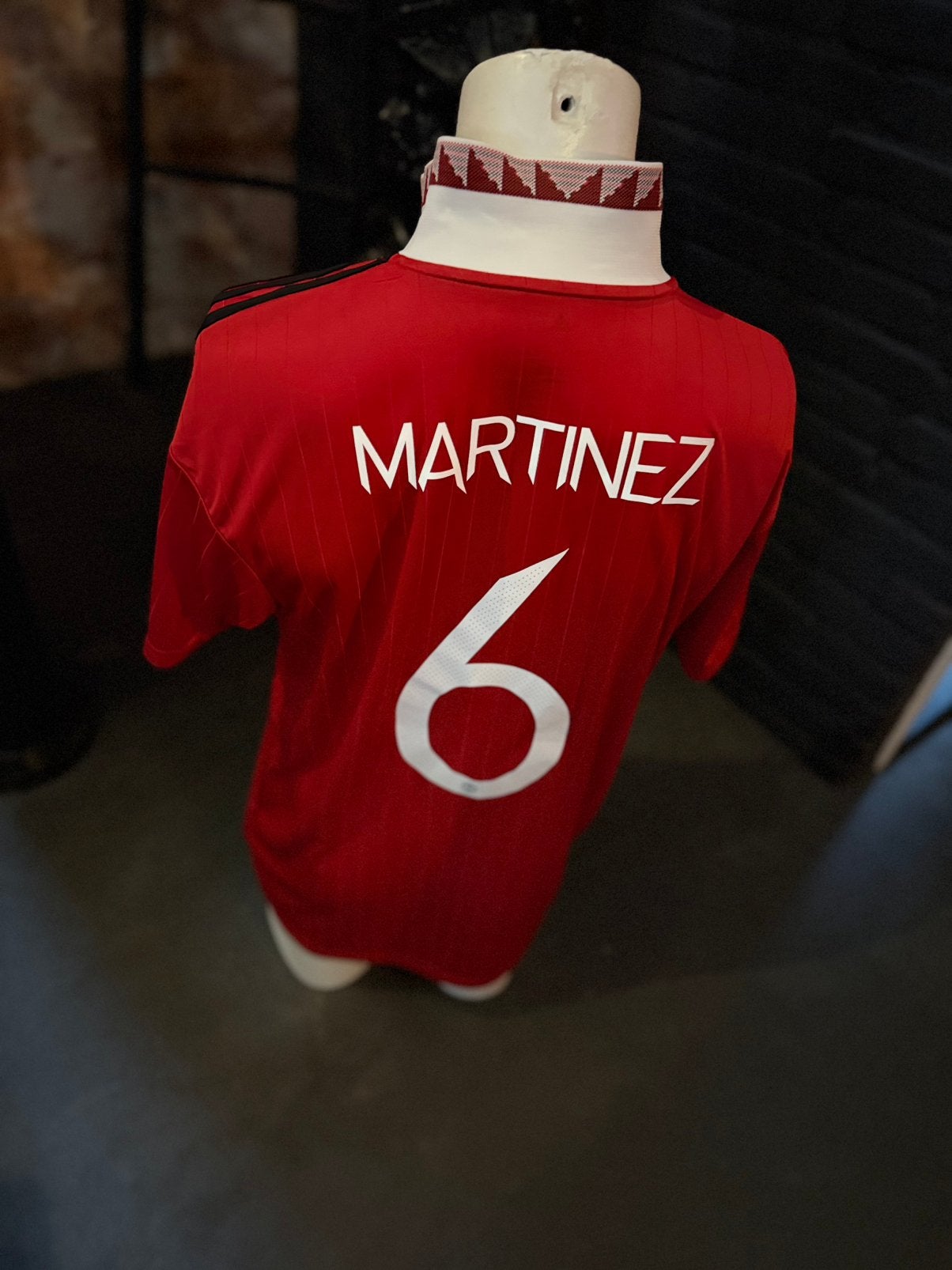 Martinez #6 Man United finale shirt. Oud Ajax speler, Verzamelen, Ophalen of Verzenden, Zo goed als nieuw, Ajax, Shirt