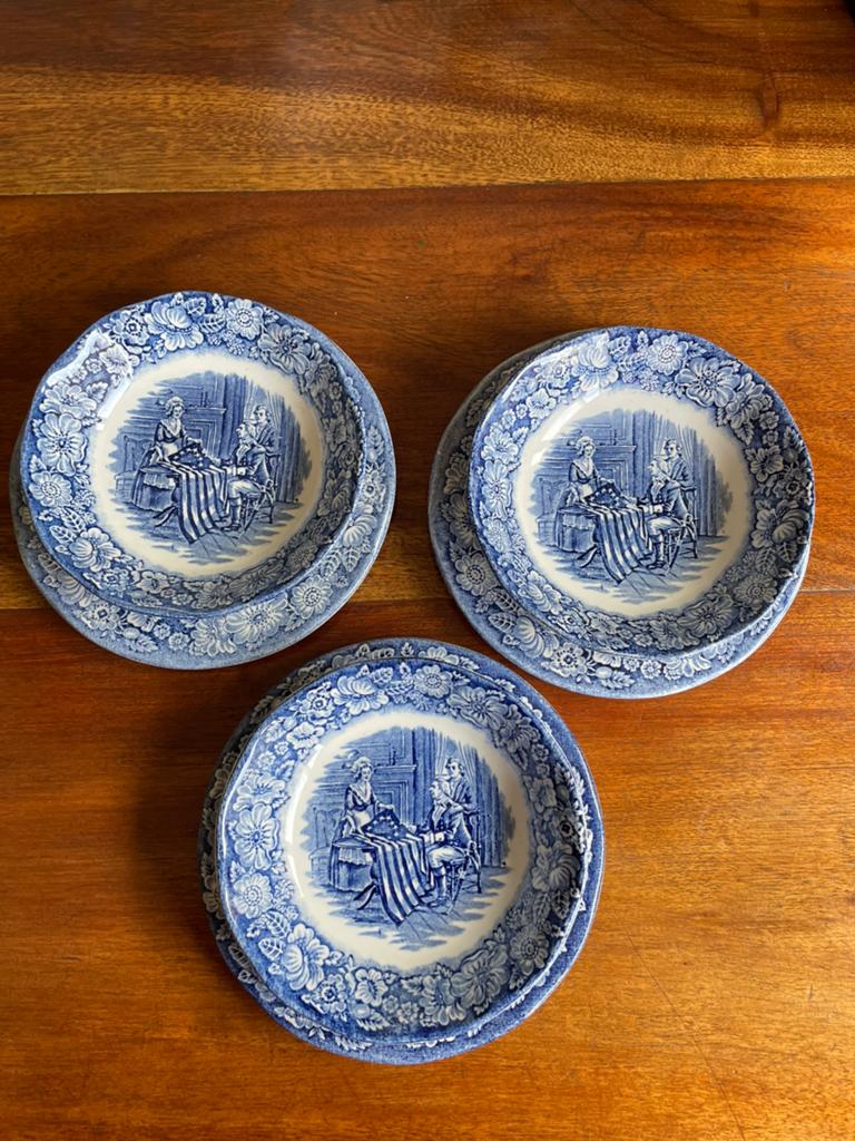 Liberty Blue,  3xBetsy Ross,3x monticello England, ook los !, Ophalen of Verzenden