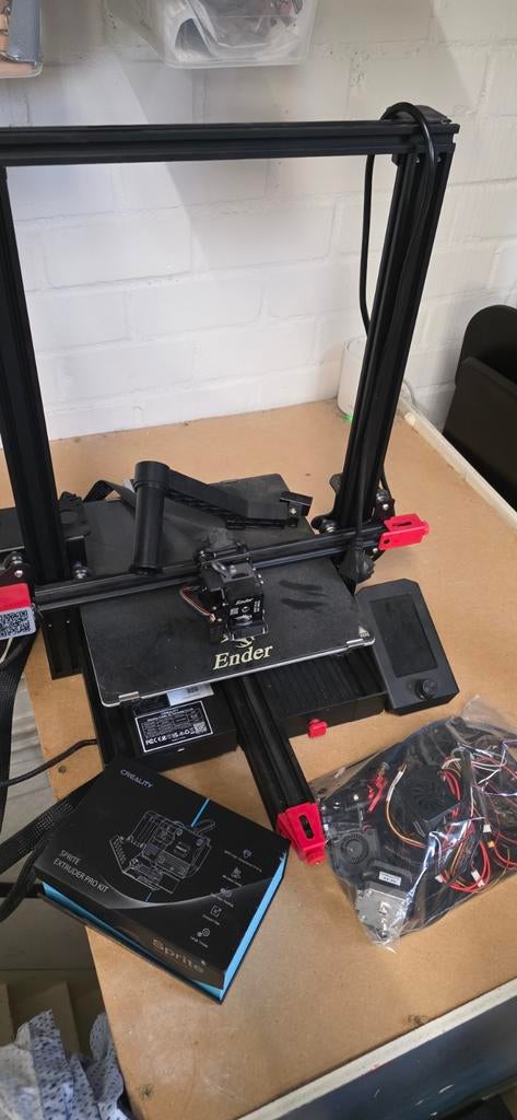 Ender Max Neo 3D-printer met extra Sprite Extruder, Ophalen of Verzenden, Zo goed als nieuw, Filament, Creality Ender