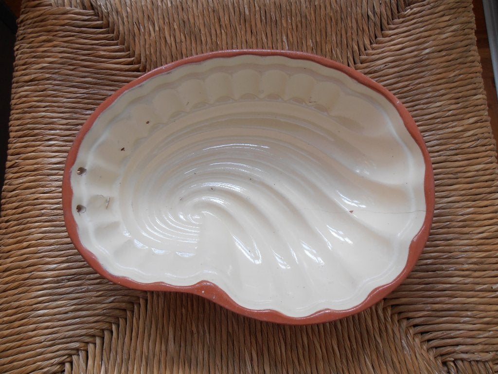 Antieke puddingvorm  schelp, Ophalen of Verzenden