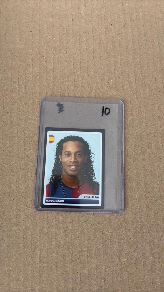 Cl sticker 06-07 Ronaldinho, Ophalen of Verzenden, Zo goed als nieuw, Sticker