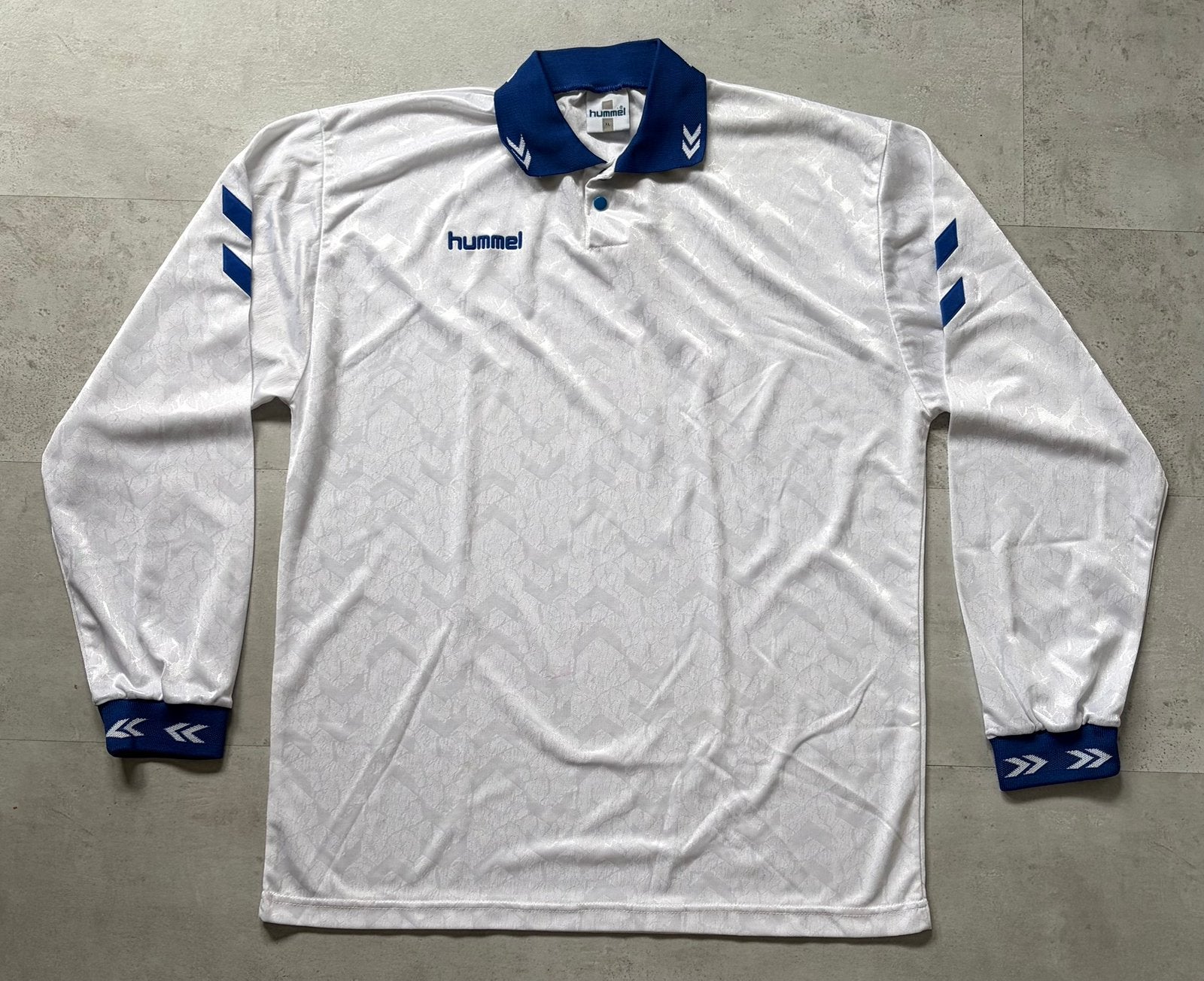 Vintage voetbal Jersey Hummel, Maat XL, Ophalen of Verzenden, Zo goed als nieuw, Shirt