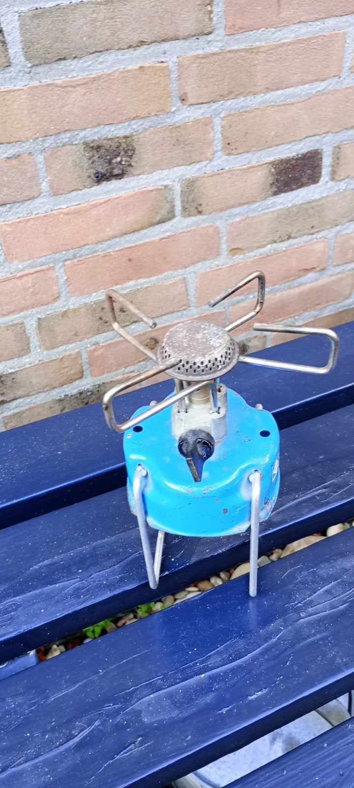 Campingaz Bleuet 206 gasbrander met fluitketel, Ophalen, Gebruikt