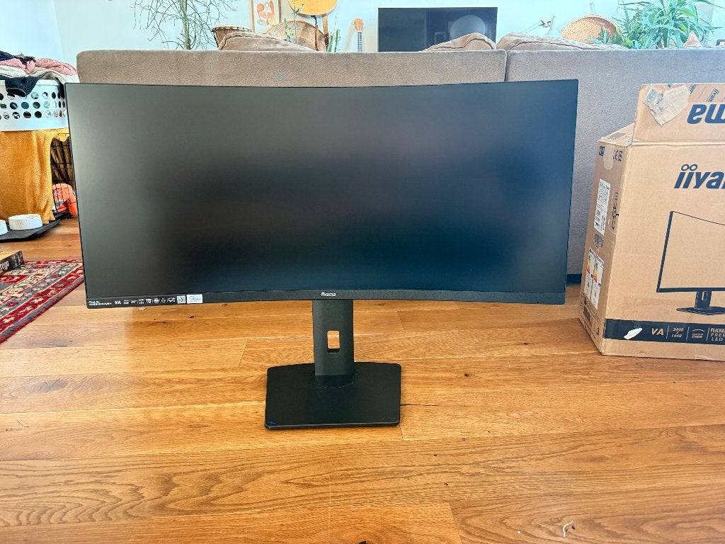 IIyama curved beeldscherm 24 inch Prolite, Computers en Software, 101 t/m 150 Hz, Zo goed als nieuw, Hoofdtelefoonaansluiting