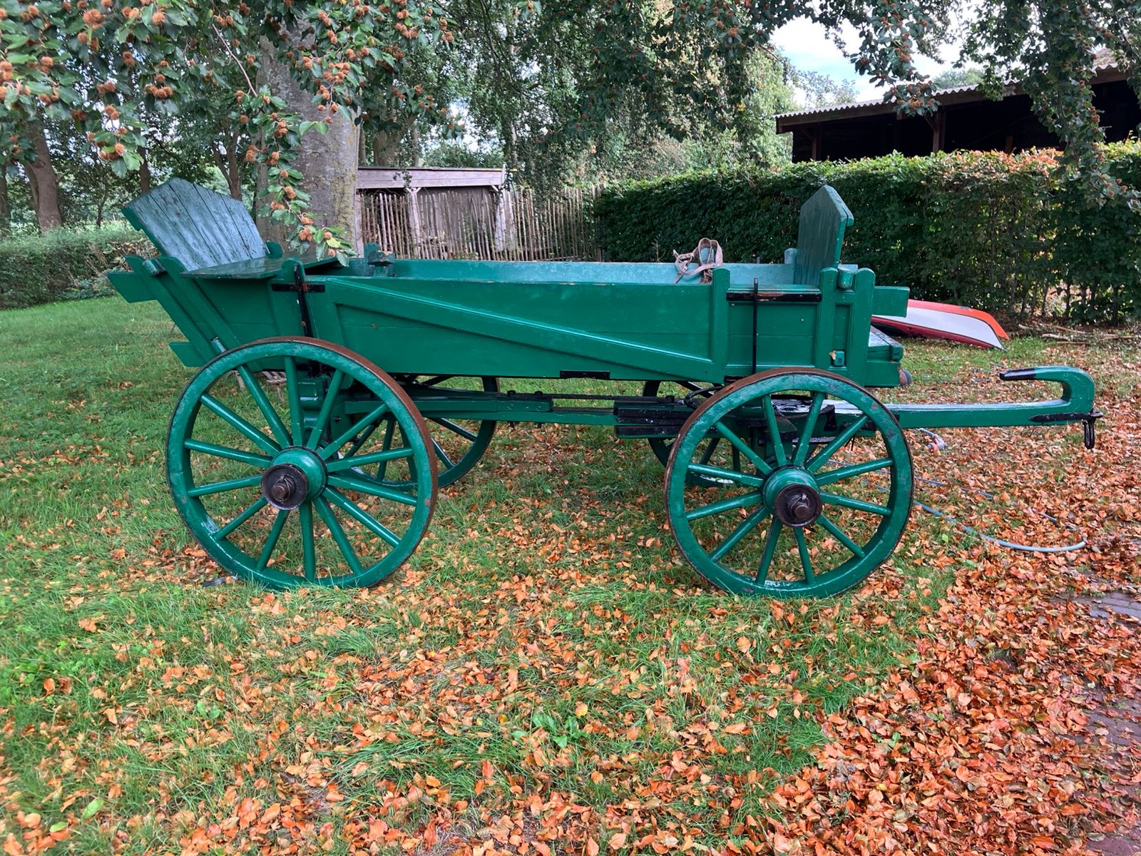 Anthieke oogstwagen, Dieren en Toebehoren, Gebruikt, Overige typen, Paard