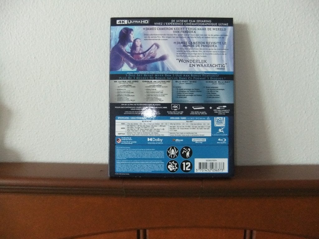 AVATAR The way of water 4K ULTRA HD + BLU RAY +BONUS DVD, Ophalen, Nederlands, Film, Zo goed als nieuw