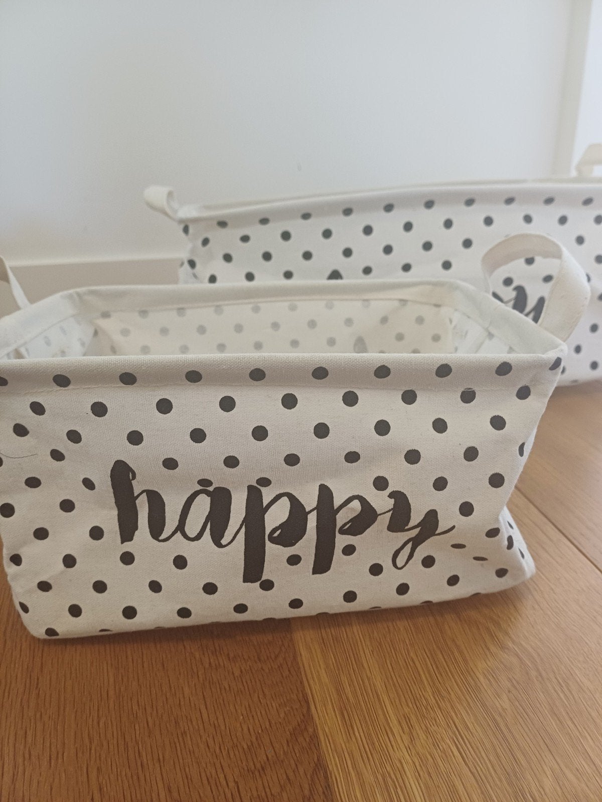 Mandjes - Happy met Stippen, Ophalen