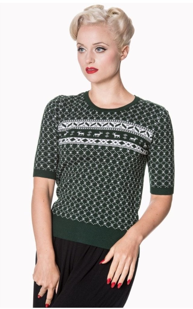 Dancing Days by Banned - "Christmas Paige" Pullover - Mt. 46, Kleding | Dames, Truien en Vesten, Dancing Days by Banned, Maat 46/48 (XL) of groter