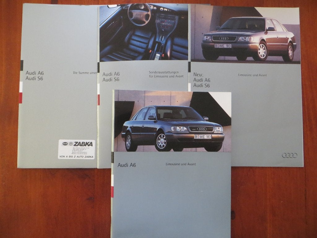 Audi A6 Limousine und Avant (mei 1994) + 2 bijlagen, Ophalen of Verzenden, Nieuw, Audi