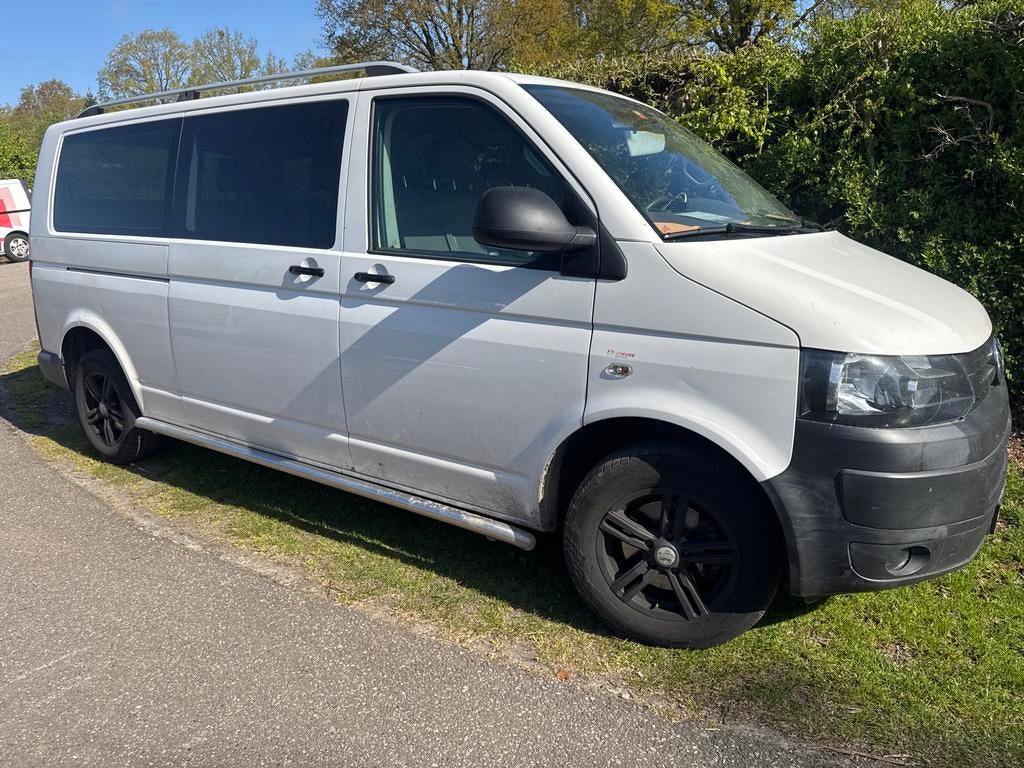 Volkswagen Transporter Kombi 2.0TDI 103KW L2h1 Dsg7 2014 Wit, Auto's, 241 €/maand, 2500 kg, Wit, Origineel Nederlands