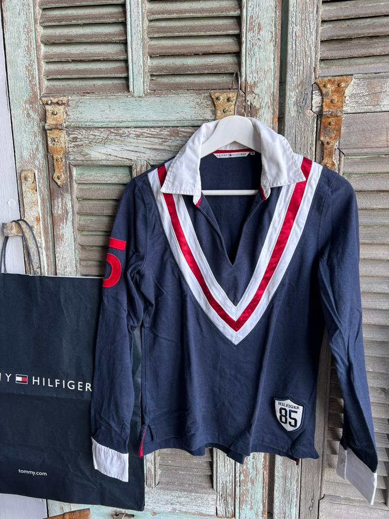 Prachtige trui van TOMMY HILFIGER size M, Maat 38/40 (M), Blauw, Ophalen of Verzenden, Zo goed als nieuw