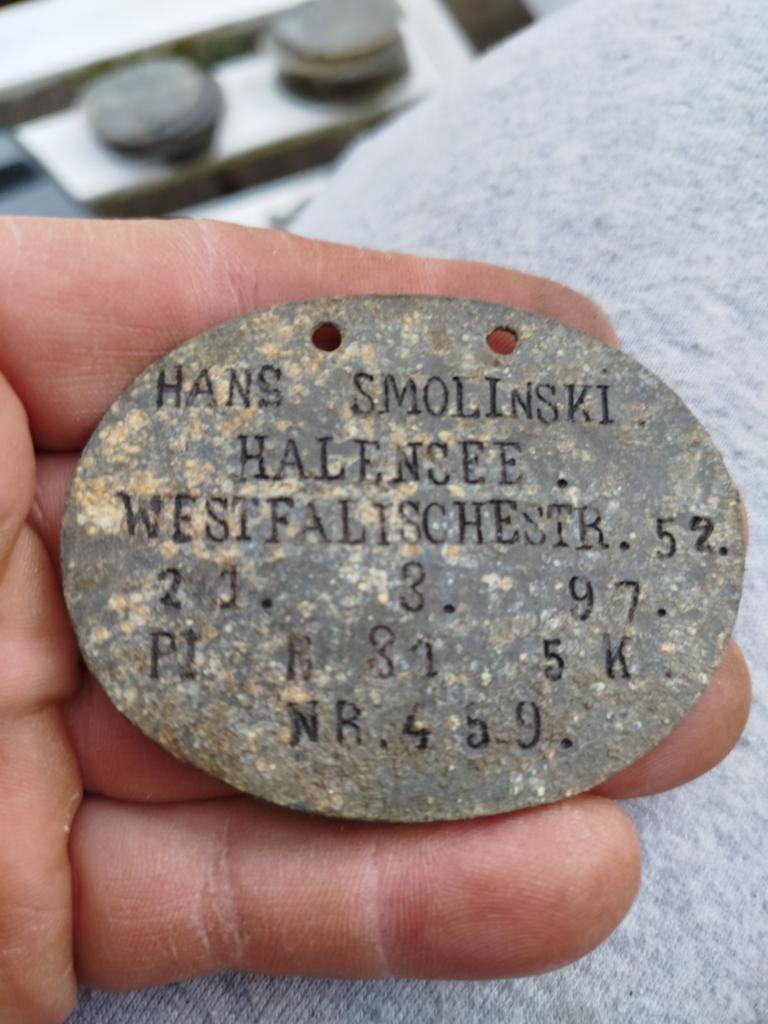 Hans smolinski wo1 pioniers regiment wo1 ekm, Ophalen of Verzenden, Foto of Poster