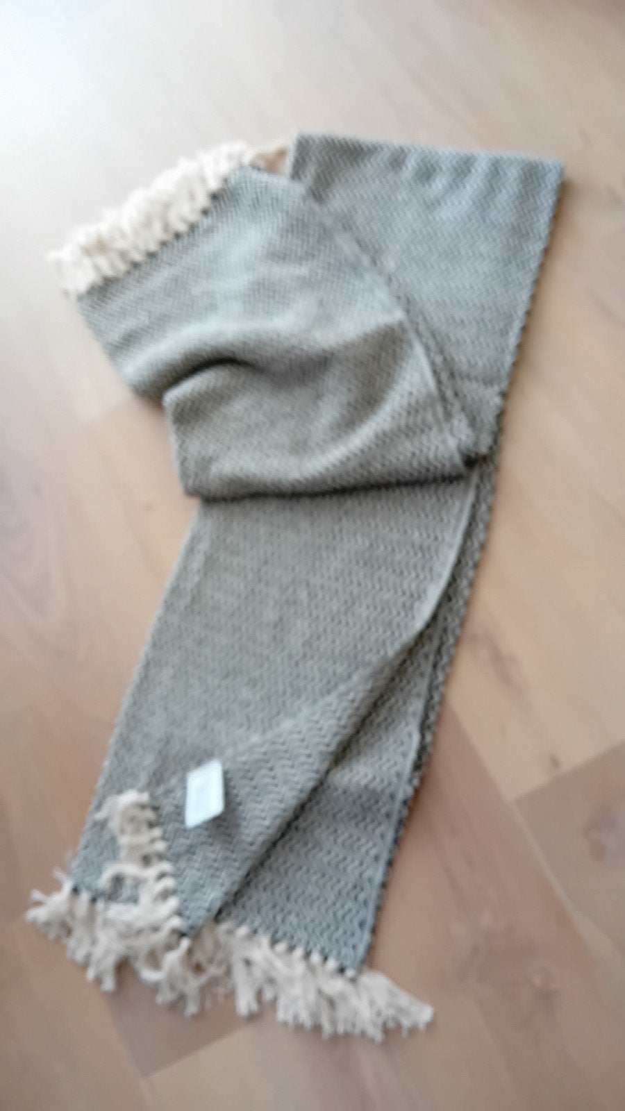 Plaid / deken Cotton Plaid Visgraat Zwart, Huis en Inrichting, Woonaccessoires | Plaids en Woondekens, Ophalen of Verzenden, Nieuw