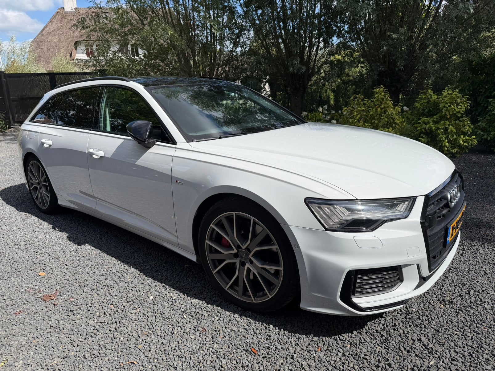Audi A6 55 Tfsi e Quattro 367pk 3x Sline  2020 Wit, Wit, Plug-in hybride, Vierwielaandrijving, Hybride Elektrisch/Benzine