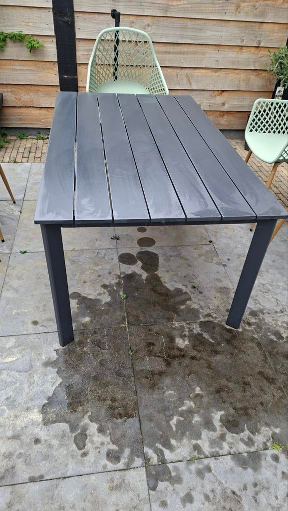Moderne tuintafel - Grijs - 150x87x67 cm, Ophalen, Gebruikt, Rechthoekig, Overige materialen