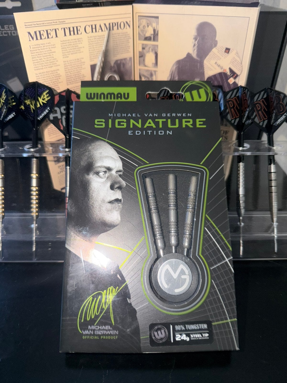 Michael van Gerwen Signature Edition 90% Dartpijlen - 24g, Verzenden, Zo goed als nieuw, Pijlen