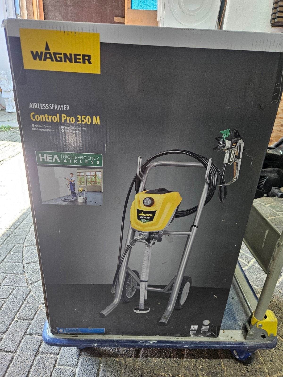 Wagner Control Pro 350 M Airless Verfspuit - Nieuw in Doos, Doe-het-zelf en Verbouw, Schildersmaterialen, Ophalen, Nieuw, Verfspuit of Verfpomp