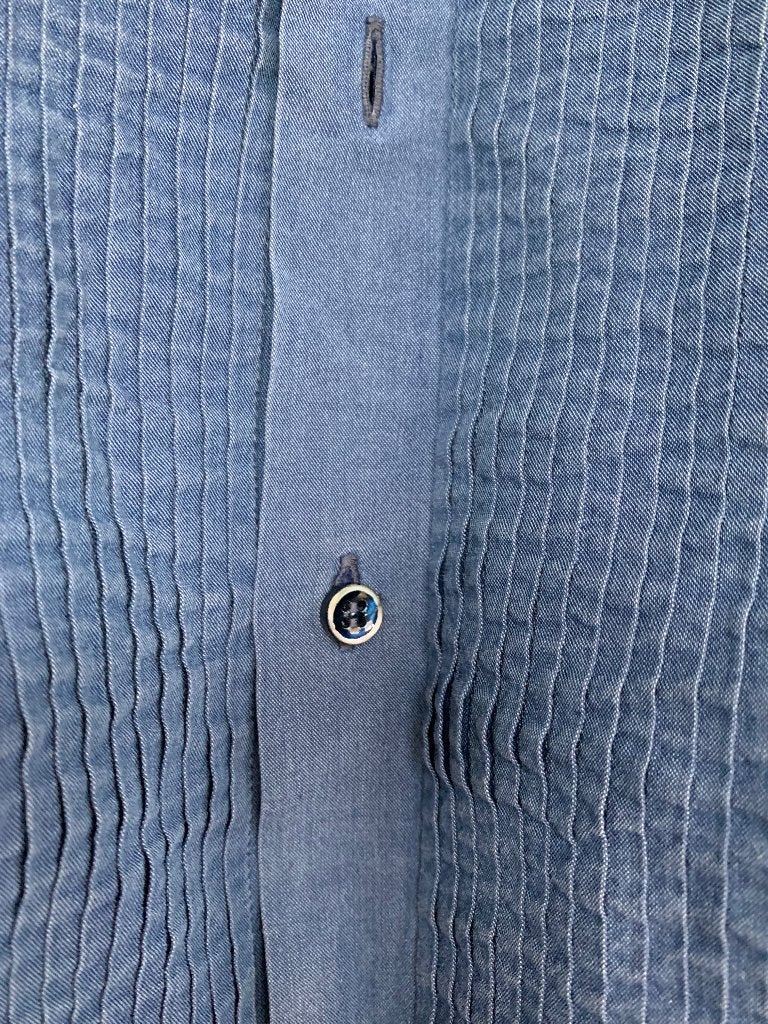 Smoking overhemd Brunello Cucinelli jeans blauw, maat S zgan, Kleding | Heren, Blauw, Halswijdte 38 (S) of kleiner, Zo goed als nieuw