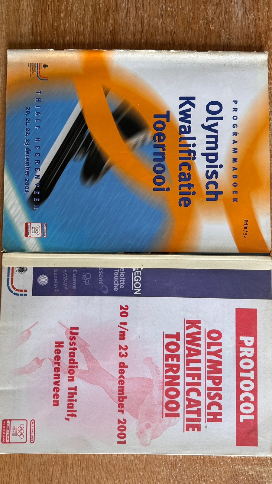 olympische kwalificatie Thialf Protocol en programma, Ophalen of Verzenden, Zo goed als nieuw, Overige typen, Overige merken