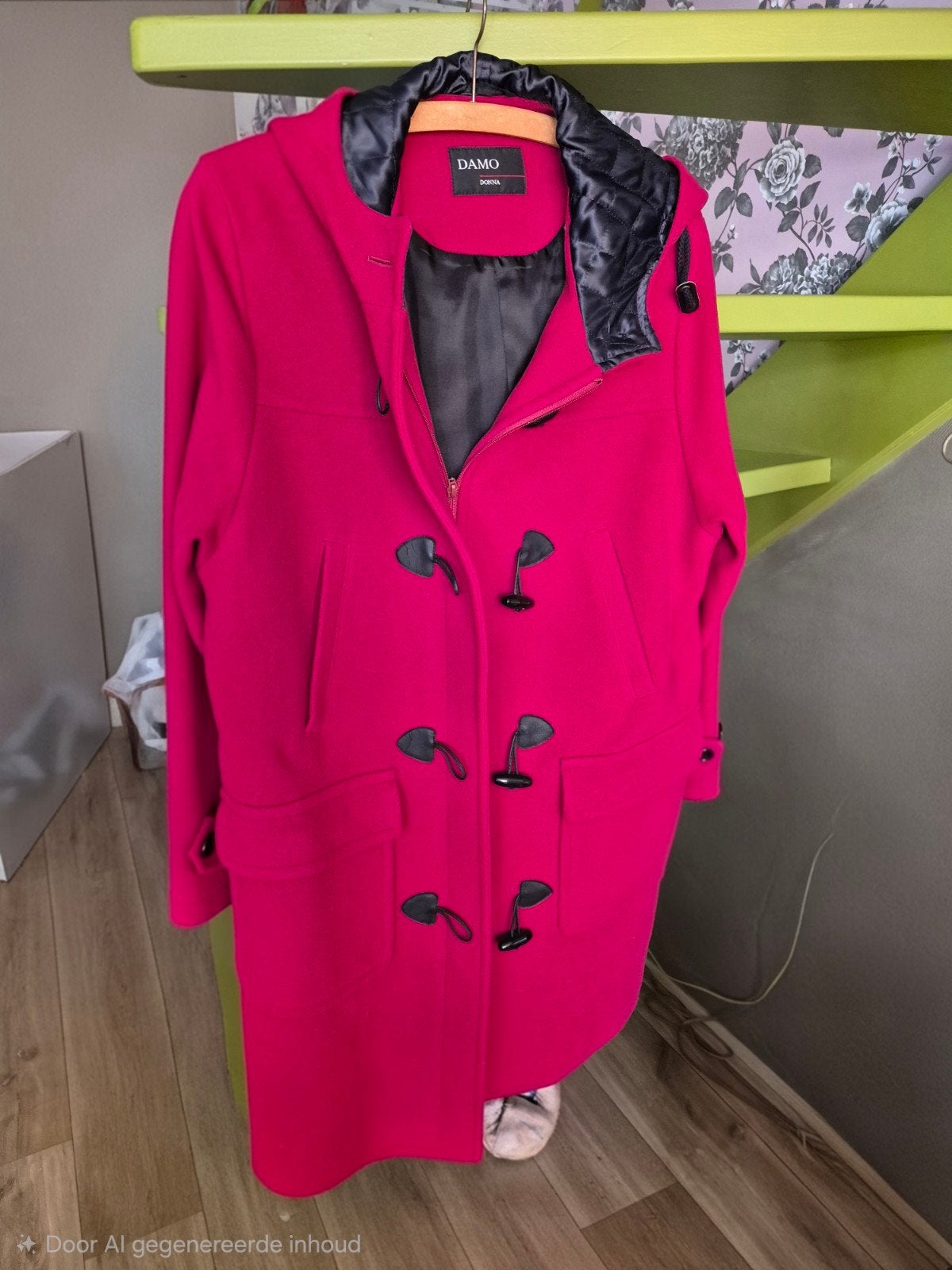 Damo Donna Duffle Coat - Wol & Kasjmier - Maat 40, Damo Donna, Ophalen