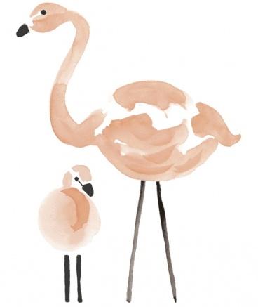 Muursticker Flamingo XL Lilipinso, Nieuw, Ophalen of Verzenden, Lilipinso, 270 chemin des oliviers - F-34400 LUNEL