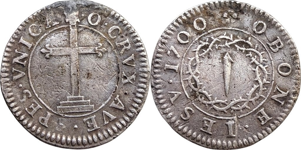 Jeton de compte 1700, Frankrijk, Sainte-Chapelle Parijs, Verzenden, Frankrijk, Losse munt, Zilver