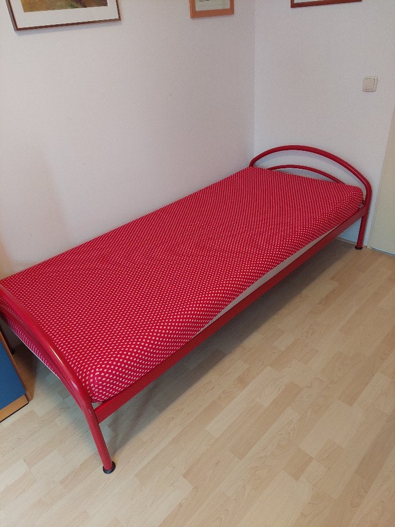 1 persoons auping bed (200 x 90 cm), Huis en Inrichting, Ophalen, Gebruikt, 90 cm, Eenpersoons