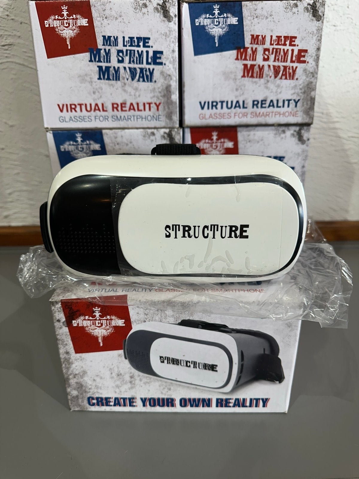 Nieuwe Structure VR-bril voor smartphone, Ophalen, Nieuw, VR-bril, Telefoon