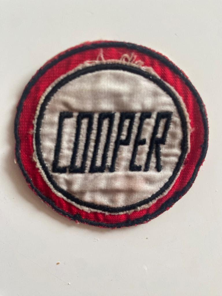 Embleem Cooper., Ophalen of Verzenden, Gebruikt, Overige applicaties