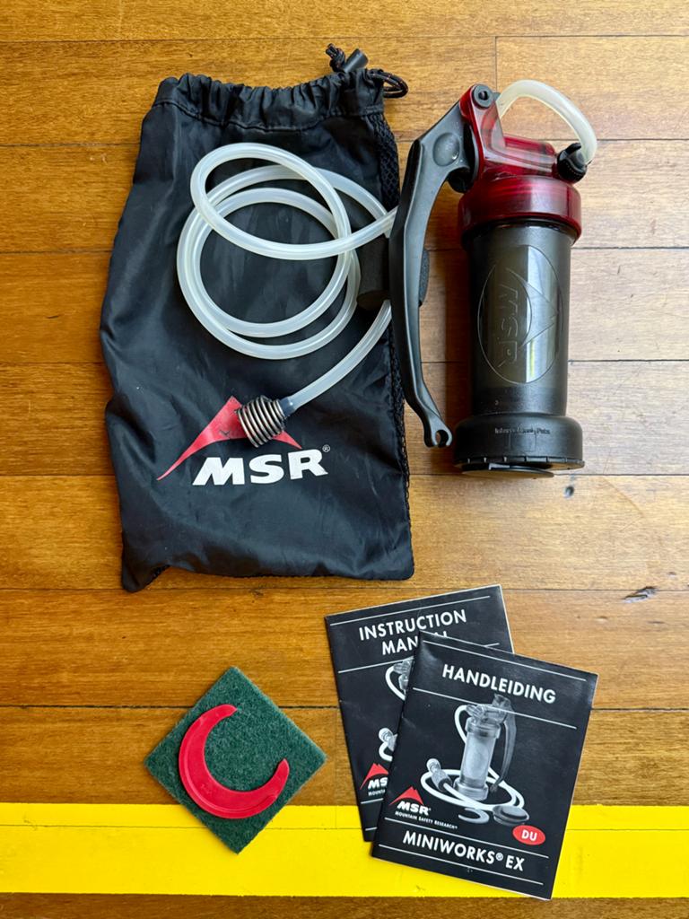 MSR Waterfilter MiniWorks EX Microfilter Waterfilter, Ophalen of Verzenden, Gebruikt, Overige typen