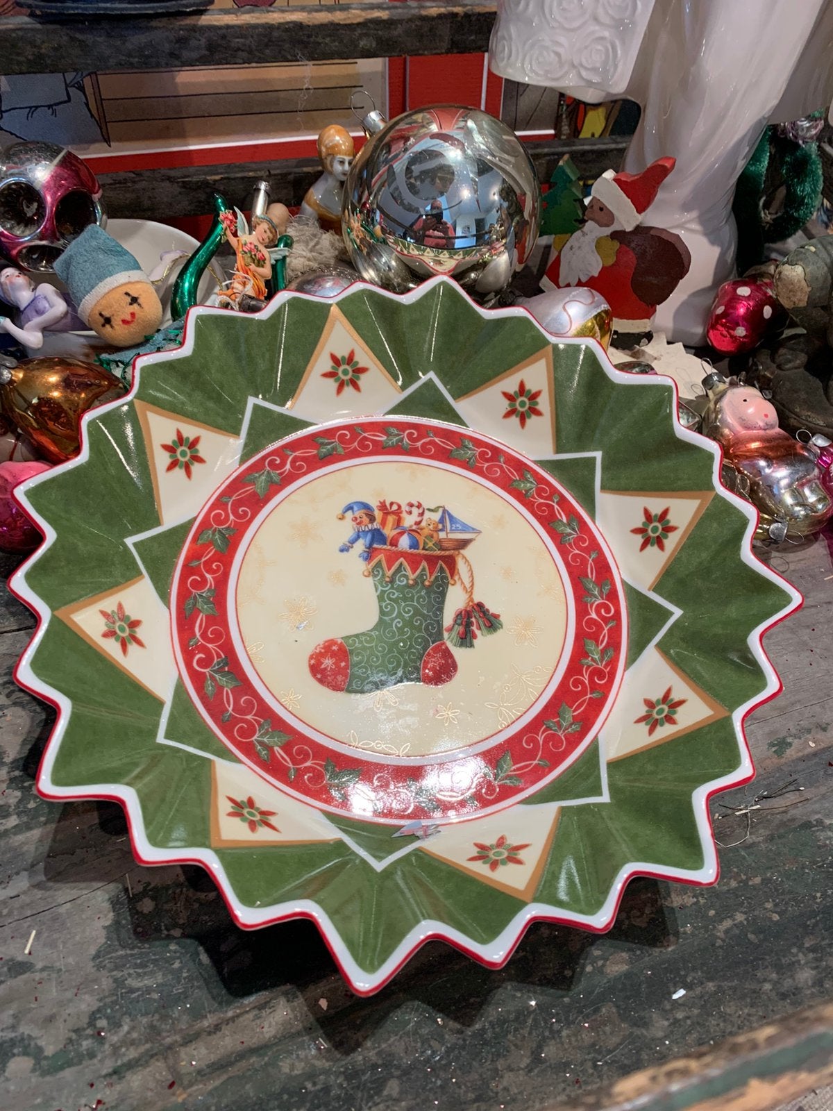 Kerst villeroy boch schaal, Ophalen of Verzenden