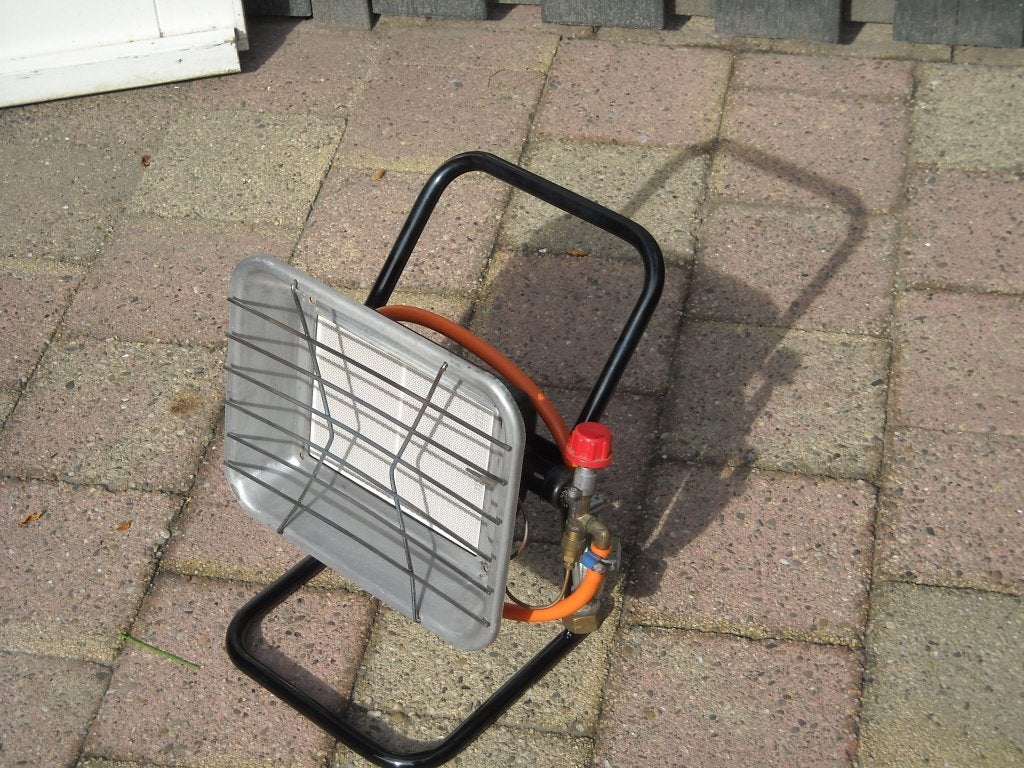 Gimeg eurostraler met slang en druk regelaar 30 euro, Caravans en Kamperen, Ophalen, Zo goed als nieuw