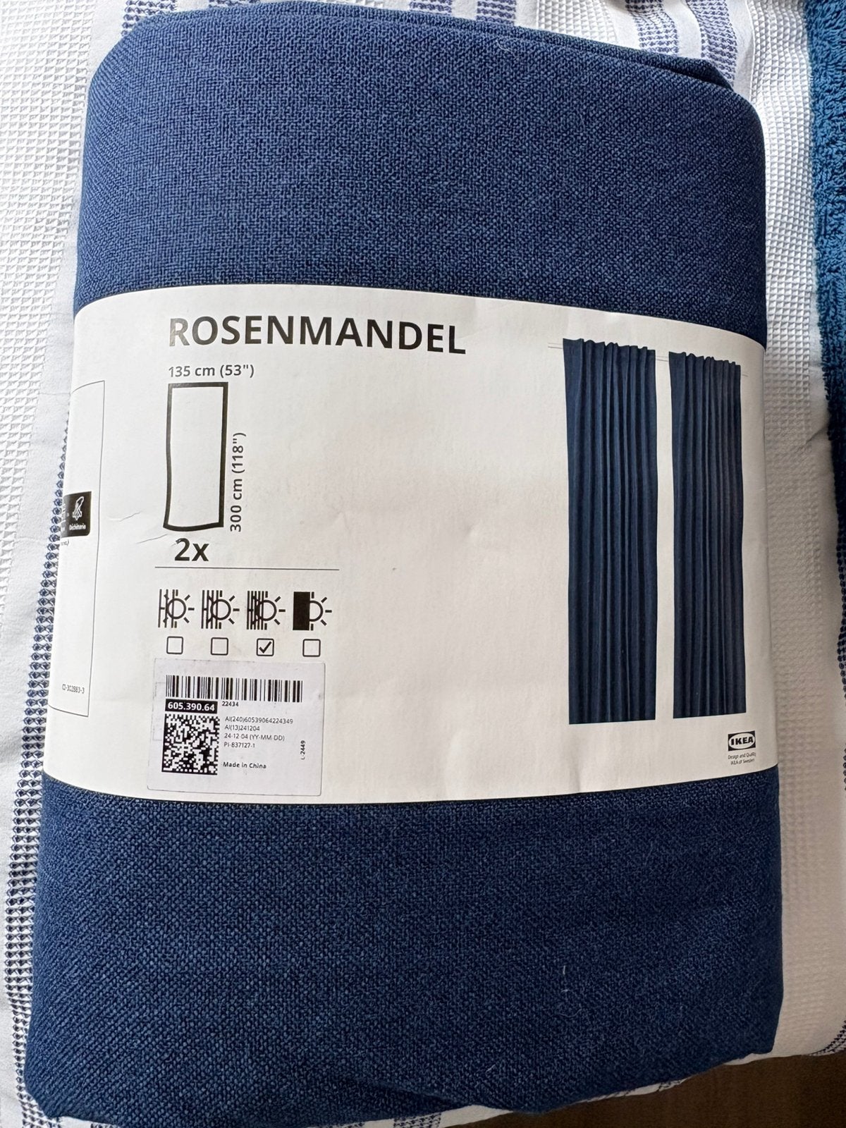 Verduisterend gordijn ikea, Ophalen, Verduisterend, Zo goed als nieuw, Gordijn