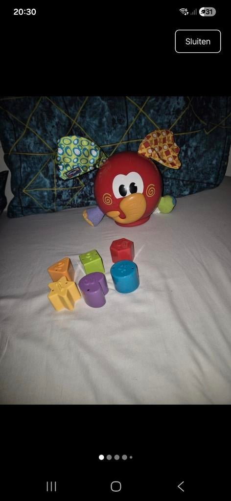 Olifanten vormen stoof, Kinderen en Baby's, Speelgoed | Babyspeelgoed, Ophalen of Verzenden, Gebruikt, Overige typen