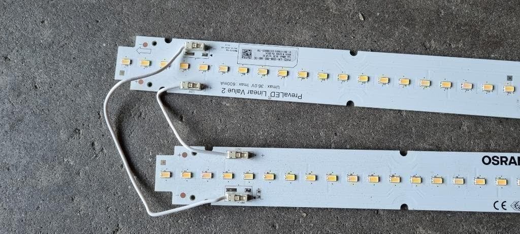 2 LEDPRINTS  MET VOORSCHAKELAPPARAAT LED LAMP  230 VOLT, Ophalen of Verzenden, Nieuw