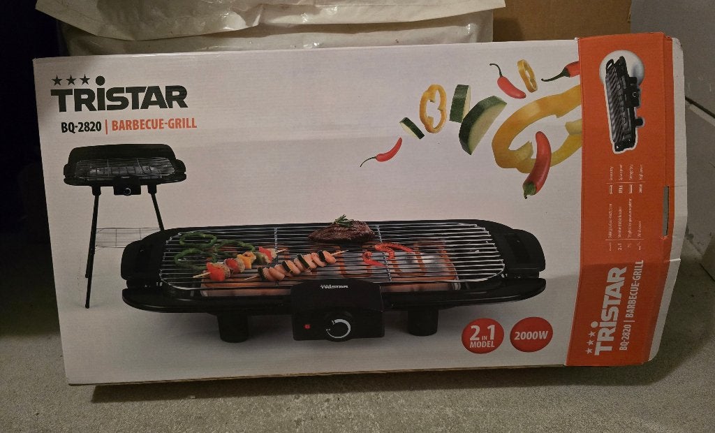 Barbecue elektrisch, Ophalen, Zo goed als nieuw, Tristar