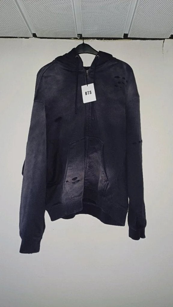 BTS Wereldtour Arirang Zip-Up Hoodie M M, Kleding | Dames, Maat 38/40 (M), Verzenden, Zwart, Zo goed als nieuw