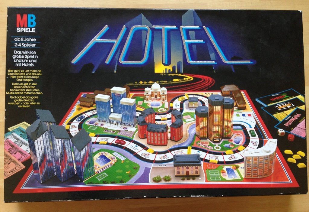 Hotel, Een of twee spelers, Ophalen of Verzenden, Gebruikt, MB Spellen