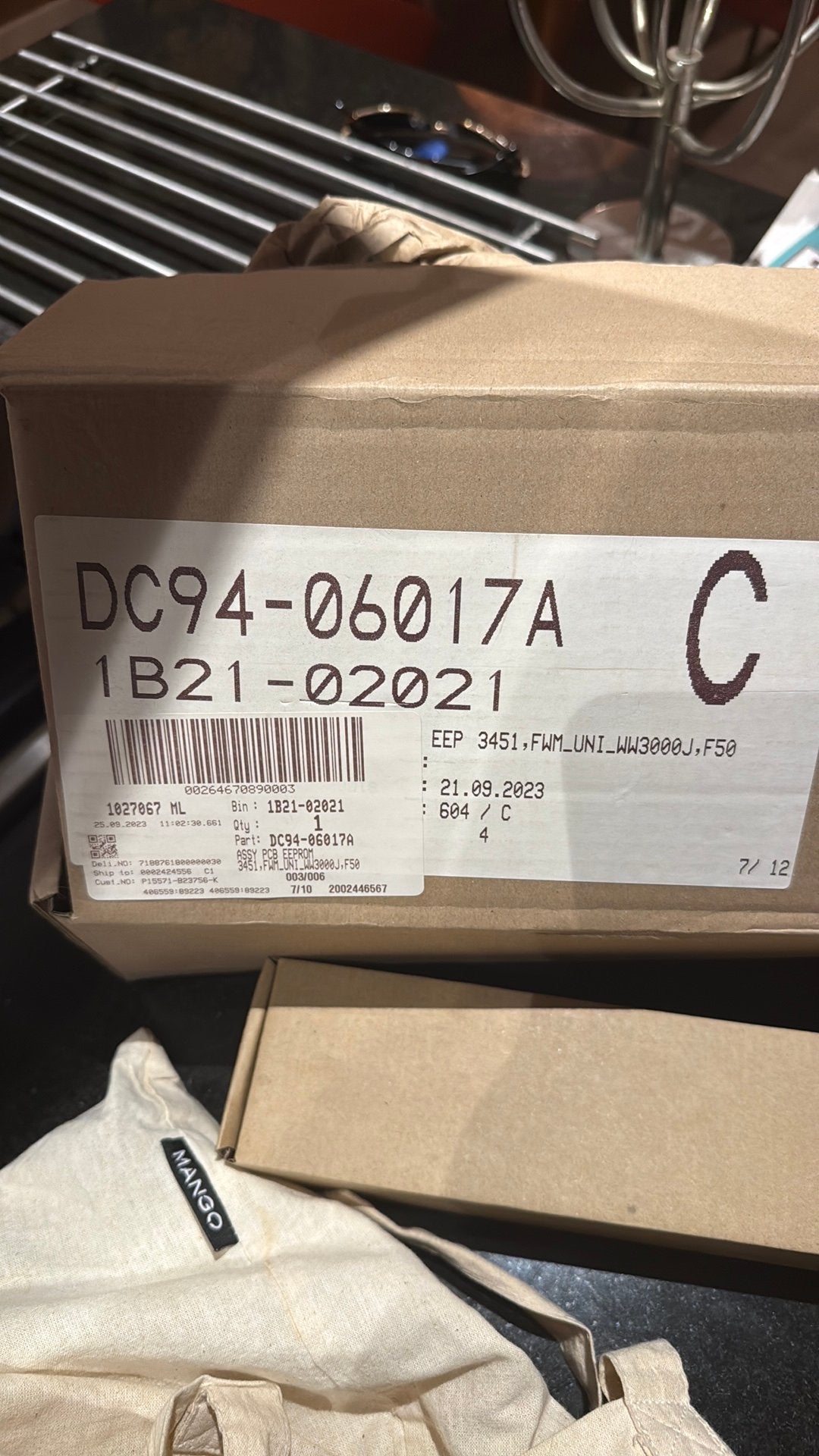 Originele Samsung Wasmachine Printplaat, Ophalen, Nieuw