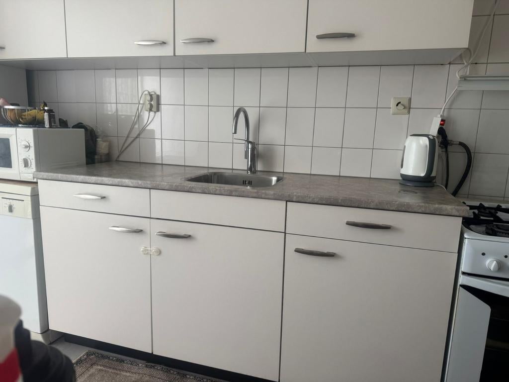Keuken Bruynzeel 3 jaar oud, Huis en Inrichting, Keuken | Complete keukens, Ophalen, Wit, Enkelwandige keuken