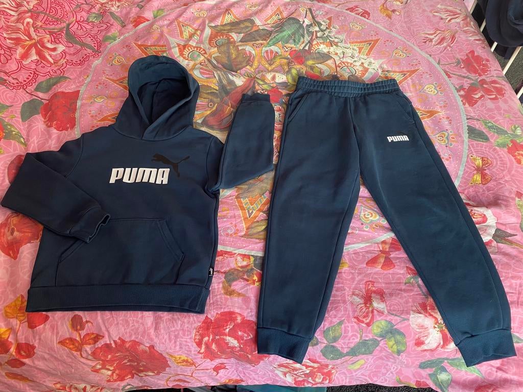 Puma joggingpak maat 140, Ophalen of Verzenden, Zo goed als nieuw, Jongen of Meisje, Overige typen