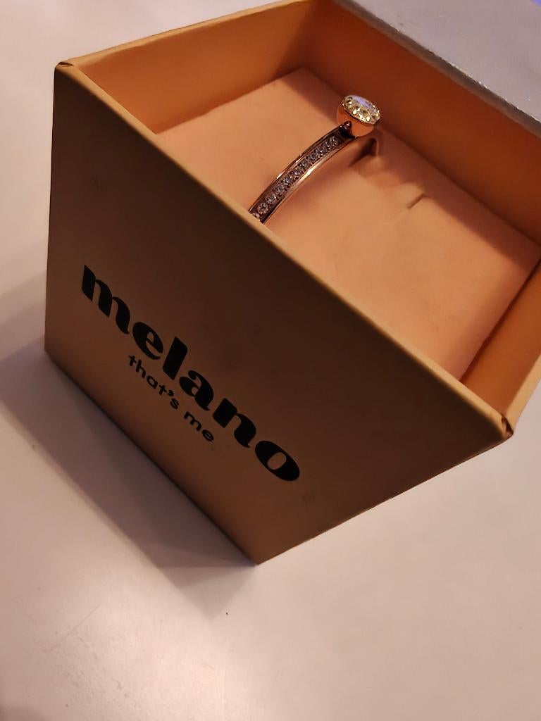 Melano twisted Tyra armband Xmas rose maat Large, Overige materialen, Ophalen of Verzenden, Zo goed als nieuw, Roze