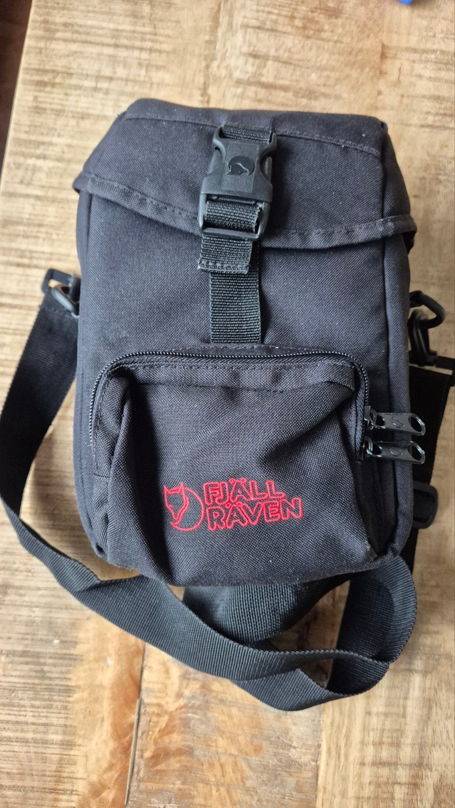 Fjällräven schoudertasje - Zwart, Ophalen of Verzenden, Gebruikt, Zwart, Overige merken