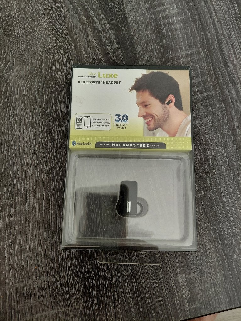 Mr. Handsfree Blue Luxe Bluetooth headset, Ophalen, Nieuw, Bluetooth